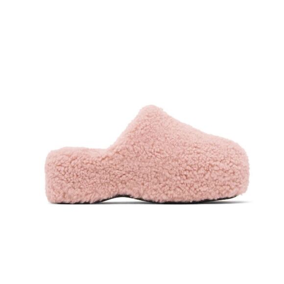 Simon Miller Faux-Shearling Bubble Clogs - Picture 1 of 9